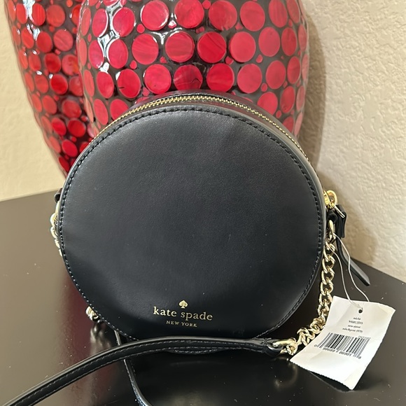 Kate Spade Rare Glimmerton Station Clock Watch Crossbody ❤️NEW❤️ - Picture 3 of 12